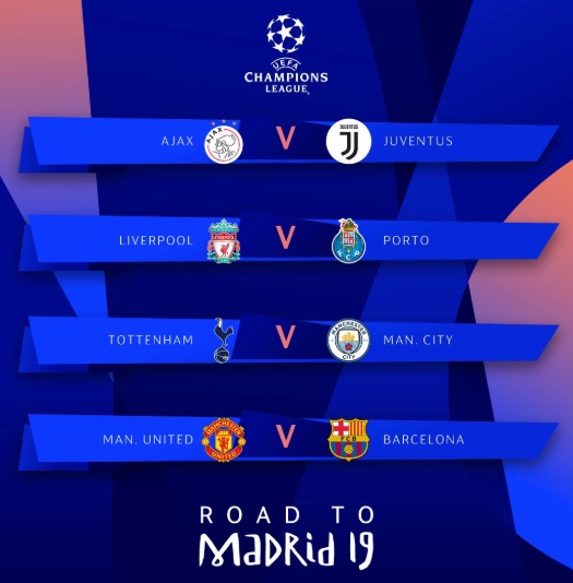 uefa champions league 2019 schedule