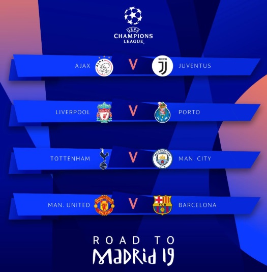 ucl schedule 2019